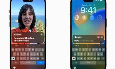 iOS 17 hỗ trợ người dùng tạo giọng nói cá nhân để trò chuyện chỉ sau 15 phút