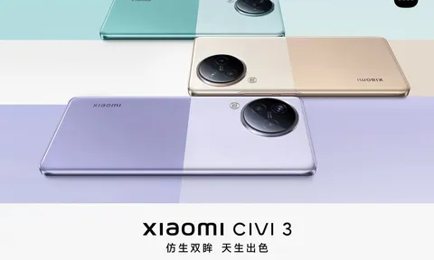 Xiaomi Civi 3 ấn định ngày ra mắt với 4 màu sắc bắt mắt, ‘bắt chẹt’ Galaxy S23 Ultra