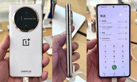 OnePlus Fold lộ diện với thông số kỹ thuật ‘khủng’ khiến Galaxy Z Fold4 ‘khóc ròng’