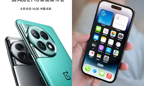 So sánh khả năng chống nước của màn hình OnePlus Ace 2 Pro và iPhone 14 Pro