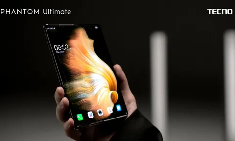 Concept điện thoại cuộn Tecno Phantom Ultimate, thiết kế độc đáo đá bay Galaxy Z Fold5