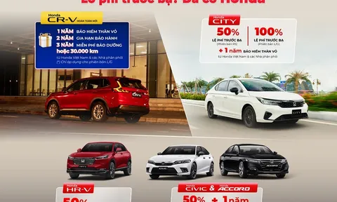 “Lo phí trước bạ? Đã có Honda”