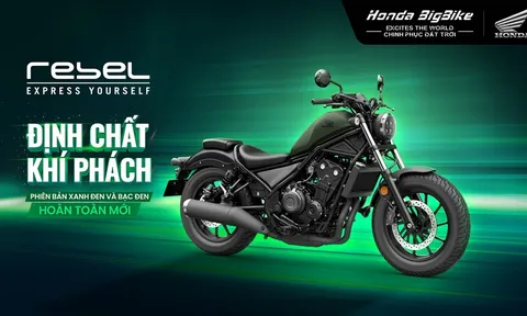 Honda Việt Nam giới thiệu Rebel 500 phiên bản mới: Định chất khí phách