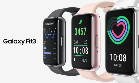 Samsung Galaxy Fit3 ra mắt với màn hình lớn, pin trâu dùng được 13 ngày, hỗ trợ nhiều chế độ tập luyện