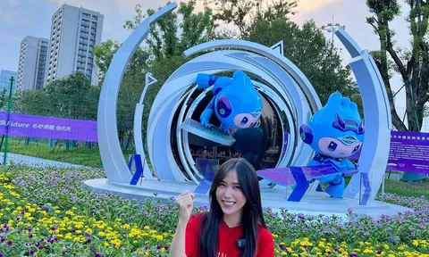 TikToker Angel Play: Đại diện TikTok Creator Gaming cổ vũ ASIAD 19 tại Hàng Châu
