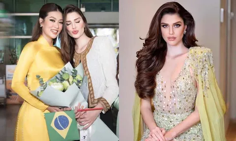 Hậu ồn ào Miss Grand International 2022, Đoàn Thiên Ân ôm thắm thiết 'gà cưng' của ông Nawat