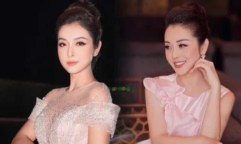Hoa hậu Jennifer Phạm đẹp hút hồn với đầm xẻ ngực: Gái 4 con trông mòn con mắt!