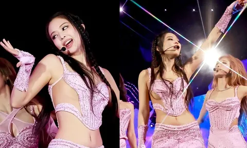 Jennie (BLACKPINK) mặc táo bạo, phá vỡ mọi tiêu chuẩn ăn mặc của idol Kpop