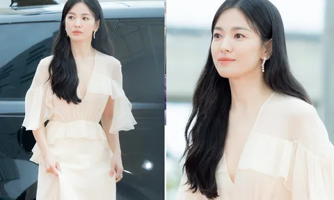 Song Hye Kyo gây sốt với vẻ đẹp tinh khôi, xứng danh 'quốc bảo nhan sắc' xứ Hàn