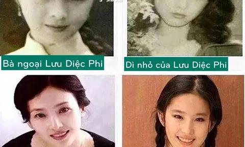 Lưu Diệc Phi tự nhận xấu nhất nhà, nhìn mẹ 'thần tiên tỷ tỷ' mới hiểu được lý do