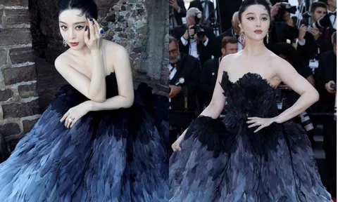 Phạm Băng Băng vẫn tỏa sáng với màn hóa 'thiên nga đen' ở thảm đỏ bế mạc Cannes