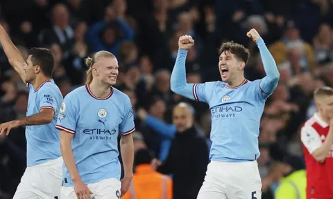 Huỷ diệt Arsenal, Man City cần thêm bao nhiêu điểm để vô địch Ngoại hạng Anh?