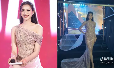 Video: Đỗ Thị Hà khoe gương mặt 'không góc chết', váy xẻ tít tắp phô trọn chân dài đắt giá