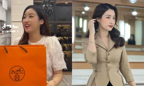 'Bà trùm hoa hậu' khoe Đỗ Mỹ Linh tặng quà, sắc vóc dâu hào môn ra sao giữa nghi vấn mang thai?
