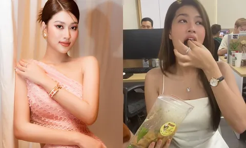 Video: Thiên Ân trổ tài trộn bánh tráng cực chuyên nghiệp, dân tình chỉ chú ý đến gương mặt mộc