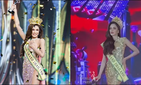 Video: Tân Miss Grand Thailand 2023 đẹp phát sáng khi dự tiệc hậu đăng quang