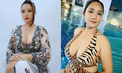 Cát Tường chăm diện đồ bơi khoe dáng, sắc vóc U50 ra sao mà bao người trầm trồ?