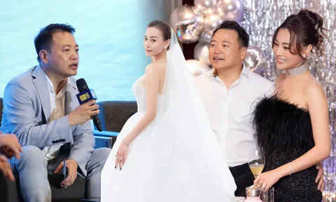 Shark Bình báo tin vui đúng ngày Phương Oanh mặc váy cưới