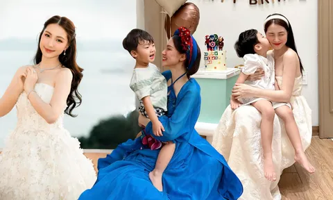 Hòa Minzy rạng rỡ trong ngày sinh nhật bé Bo, Đức Phúc có chia sẻ xúc động
