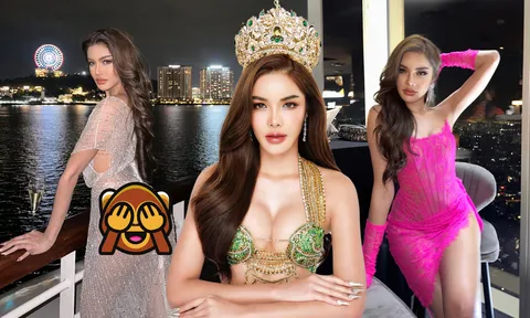 Thí sinh Miss Grand International 2023 gây 'nhức mắt' khi diện váy xuyên thấu