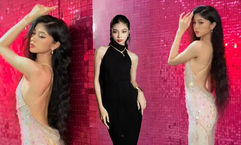 Video: Minh Kiên khoe lưng trần, 'thiêu rụi' thảm đỏ với visual đại minh tinh
