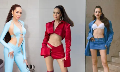 Lê Hoàng Phương chuộng váy áo 'tí hon' khi thi Miss Grand International 2023