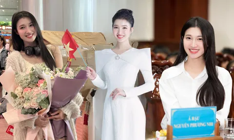 Phương Nhi hồi hương sau hành trình tại Miss International 2023, nhan sắc thế nào?