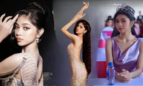 Video: Minh Kiên đội vương miện dự kiện, xinh như 'lọ lem' đi lạc chiếm trọn spotlight