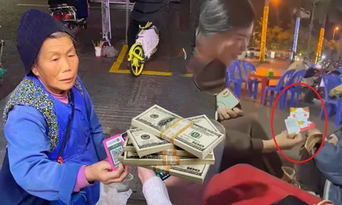Ăn xin Việt Nam thời 4.0 Dùng QR nhận tiền, còn chuẩn bị 3 mã để tiện thanh toán