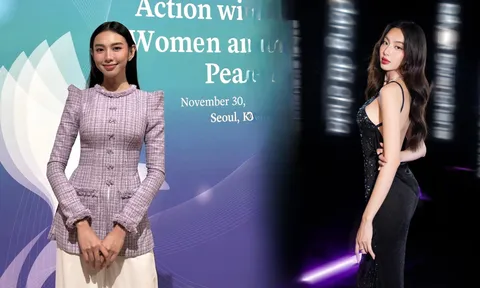 Thùy Tiên ghi điểm khi dự sự kiện quốc tế, netizen nhận xét: Tuổi trẻ tài cao!