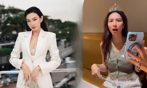 Video: Biểu cảm tấu hài của Thùy Tiên khi được Đức Phúc trao vương miện, nhan sắc thách thức CAM thường