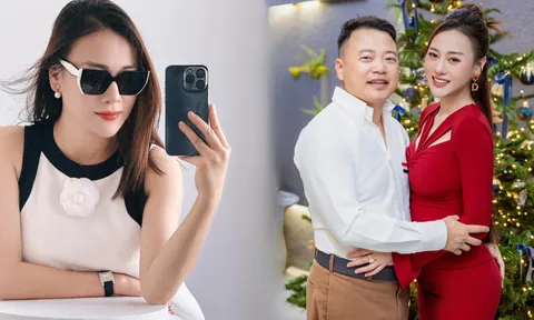 Phương Oanh lộ diện cực xinh, bầu vượt mặt vẫn chiều Shark Bình hết mực