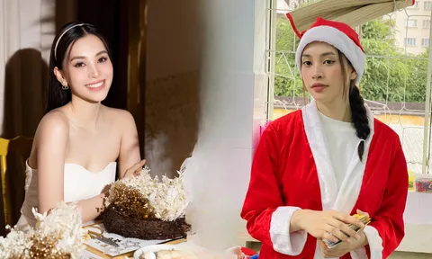Video: Tiểu Vy hóa 'bà già Noel' tặng quà cho bệnh nhi, dân tình tấm tắc khen ngợi