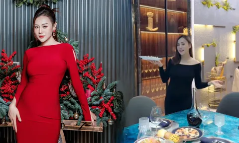 Phương Oanh vác bụng bầu làm món gan ngỗng đãi khách, thành quả chuẩn nhà hàng 5 sao