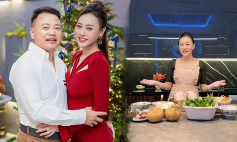 Phương Oanh 'flex' thành quả bếp núc, được khen mẹ bầu thông thái vì lý do này