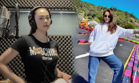 Lên chức bố mẹ, Minh Hằng và ông xã vẫn trẻ con hết mực: CDM 'bất lực' khi đọc dòng trạng thái này
