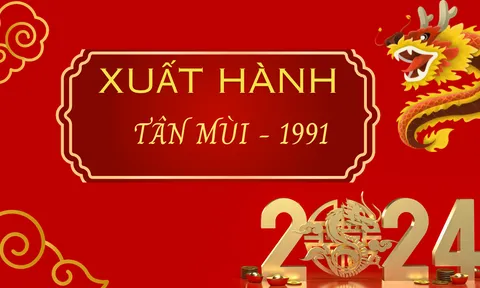 Xem ngày giờ hướng xuất hành cho người sinh năm  1991 Tân Mùi năm Giáp Thìn 2024