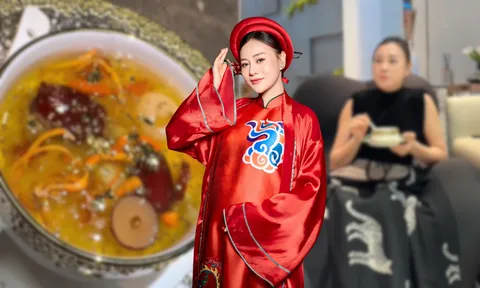 Phương Oanh nấu chè dưỡng nhan, tiết lộ thói quen ăn uống suốt thai kỳ