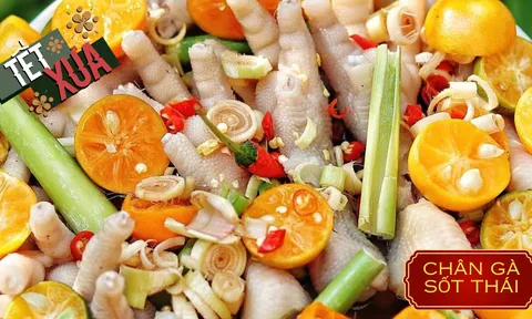 Hướng dẫn làm chân gà sốt Thái dễ như chơi, nhâm nhi ngày Tết ngon 'quên lối về'