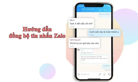 Đồng bộ tin nhắn zalo đơn giản cho ai chưa biết