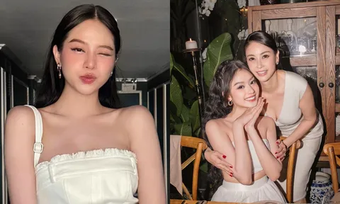 Hai thế hệ hoa hậu Việt Nam đọ sắc chung khung hình: 'Ná thở' vì quá đẹp!