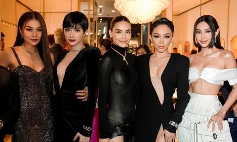 Màn đọ sắc 'khét lẹt' của các chị đẹp Vbiz: Thanh Hằng, Hà Hồ, Hương Giang khoe visual đỉnh cao tại sự kiện