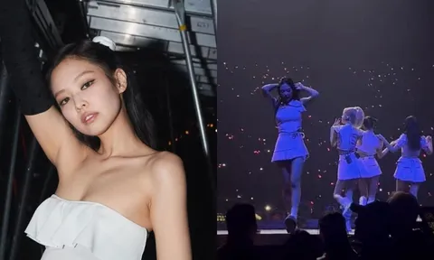 Hậu bị 'ném đá' vì nhảy nhót dung tục, Jennie (BlackPink) bất ngờ bỏ dở trình diễn trong concert