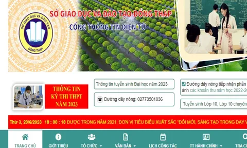 Tra cứu điểm thi lớp 10 tỉnh Đồng Tháp năm 2023 nhanh, chính xác nhất