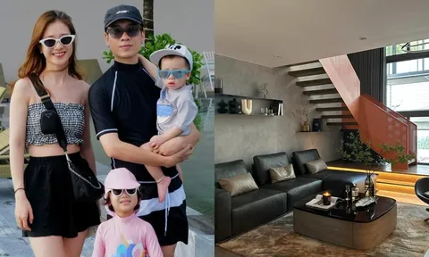Vợ chồng Justatee - Trâm Anh khoe biệt thự 5 tầng sang chảnh khiến dân tình trầm trồ
