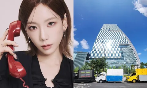 Fan Taeyeon (SNSD) 'chơi lớn' khi dùng 5 xe tải biểu tình SM