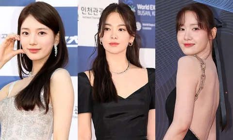 Dàn mỹ nhân đọ sắc cực 'gắt' tại thảm đỏ Rồng Xanh: Song Hye Kyo, Suzy đẹp phát hờn, Yoona khoe lưng trần gợi cảm