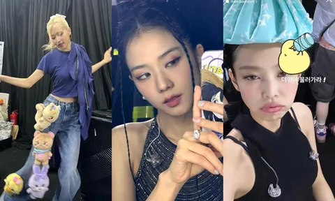 BLACKPINK đồng loạt khoe loạt ảnh ở Việt Nam: Rosé viết hẳn tiếng Việt, Jennie 'cute' hết nấc cảm ơn fan