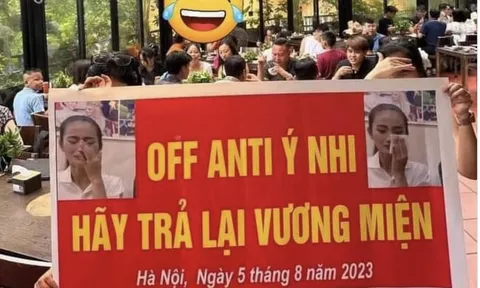 Hội anti-fan Hoa hậu Ý Nhi bị tố gây rối trật tự công cộng, làm phiền người khác khi tổ chức offline