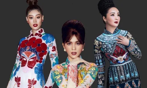 Hoa hậu Đền Hùng Giáng My, Ngọc Trinh làm "nàng thơ" trong BST lấy cảm hứng từ các diva nhạc xưa